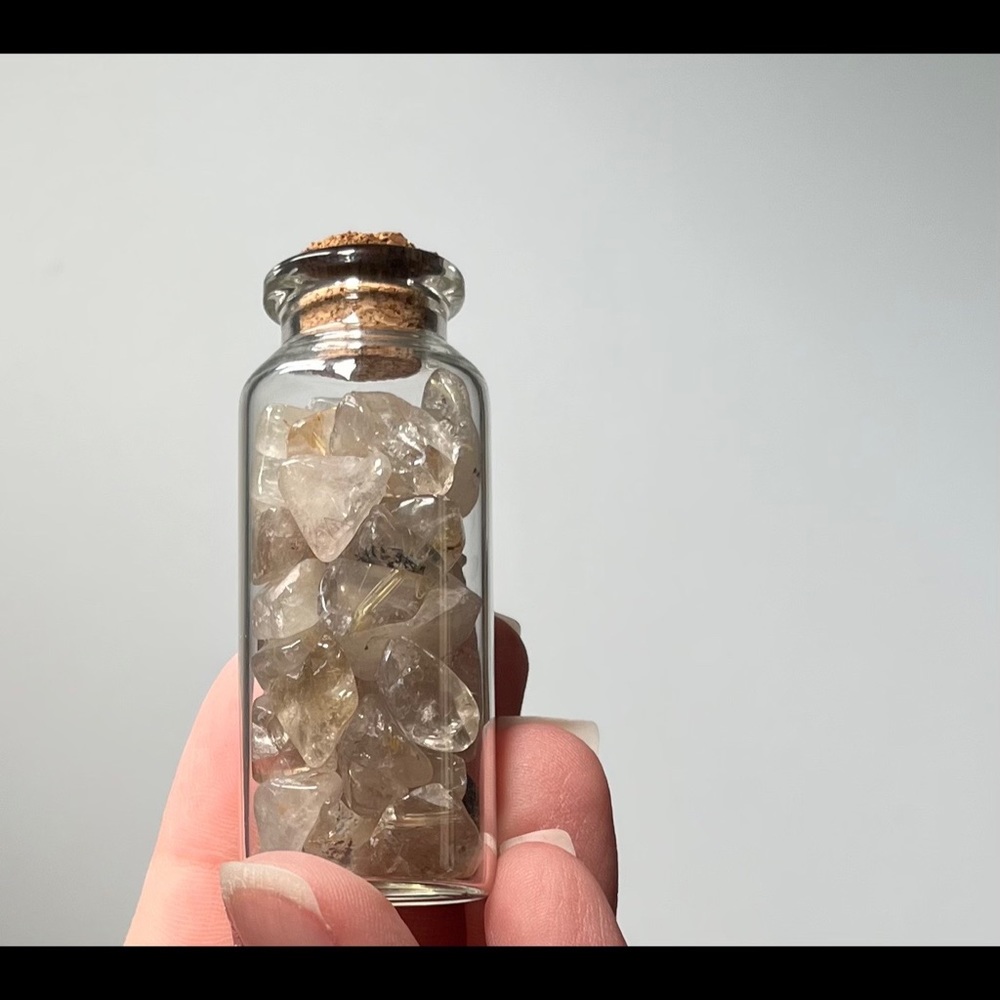 (RELISTED) Rutilated Quartz Jar; Intuitively Selected - Picture 3 of 7